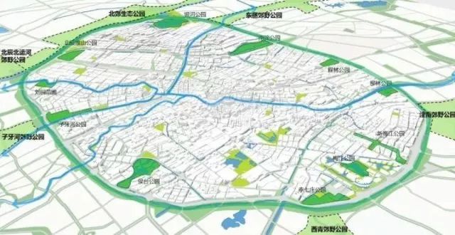 在老八大里区域规划有绿轴广场,在宜兴埠规划建宜兴埠广场,在侯台规划