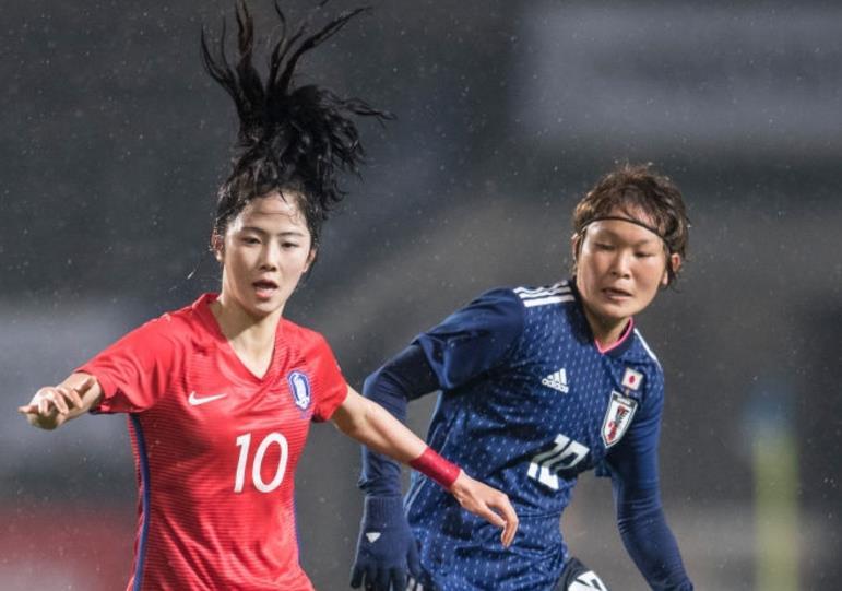 韩国女足输日本,但他们的头号美女颜值完爆日本女足