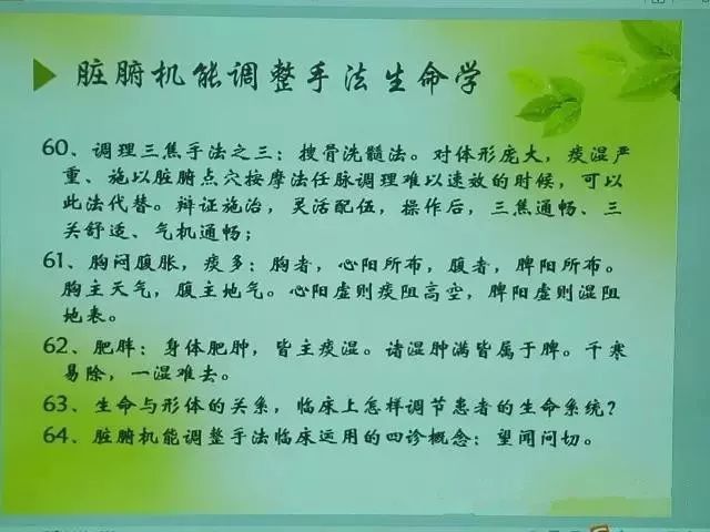 德懿堂第十七期"脏腑机能调整手法生命学"学习班定