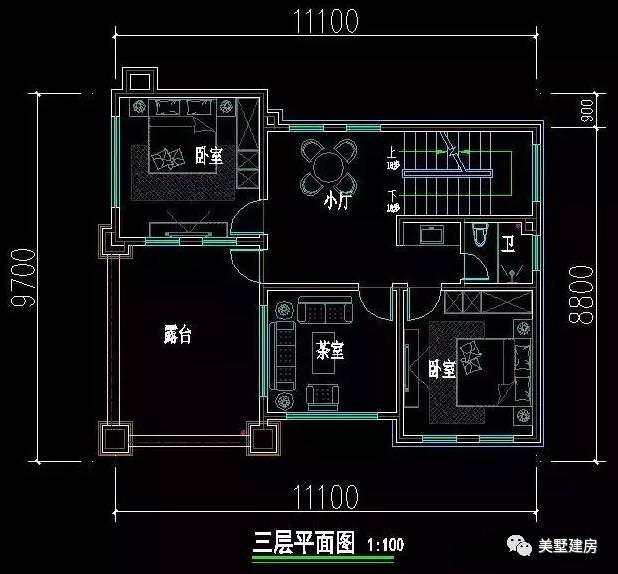 农村盖自建房别墅地基小,怎么办?小房子一样盖成大别墅!