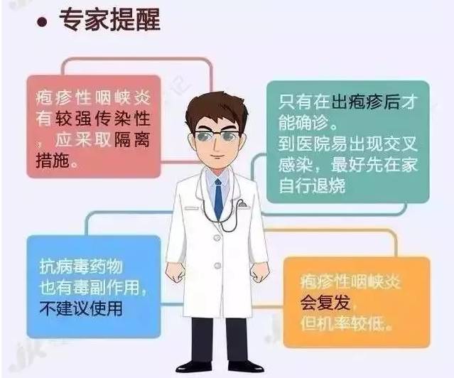 疱疹性咽峡炎!比手足口病还厉害?一张图告诉你真相