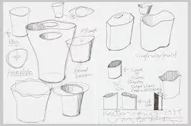 garbo垃圾桶设计草图