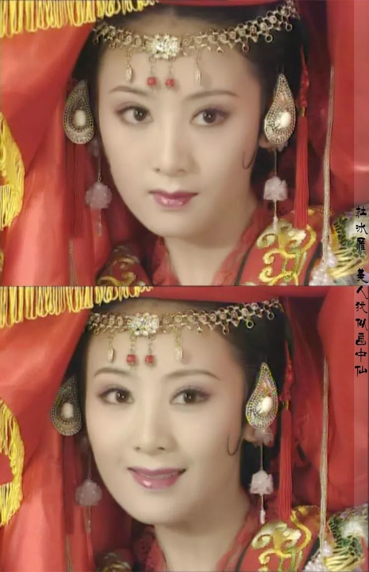 李佳璘的杜冰雁也是美貌绝伦,清新脱俗,标准的大家闺秀.