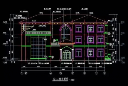 一般的建筑施工图纸,都分为3部分,包括:建筑施工图,结构施工图,设备