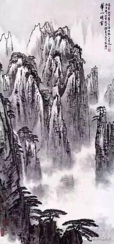 宋文治(1919-1999),新金陵画派的杰出代表人物,一代山水画大师.