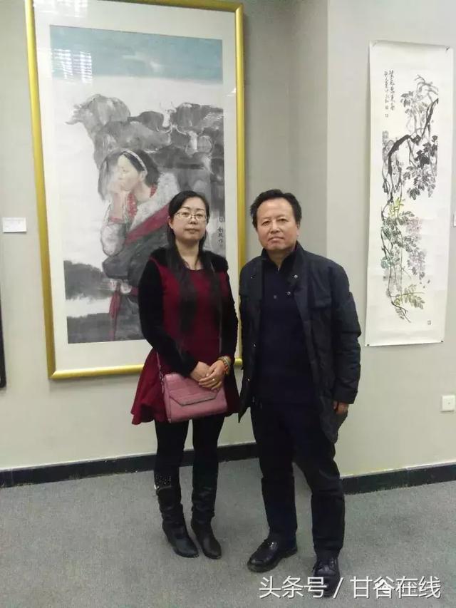 甘谷青年画家杨玲玲的书画之路