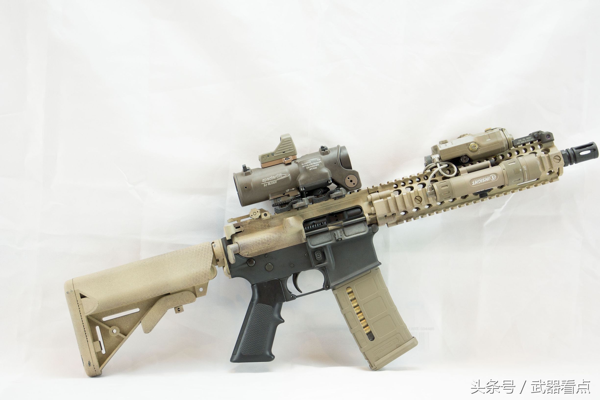 mk18步枪换上ddl护木了令国内ar迷羡慕妒忌恨的藏品