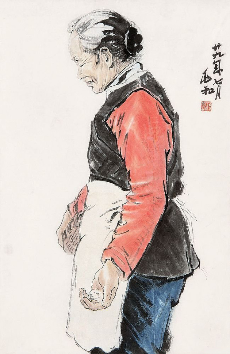 文化 正文  蒋兆和,(1904—1986),现代人物画大师和美术教育家.