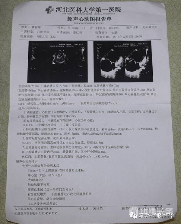 爱心┃深泽西赵庄16岁男孩患有先天性心脏病家里只有年迈的爷爷奶奶