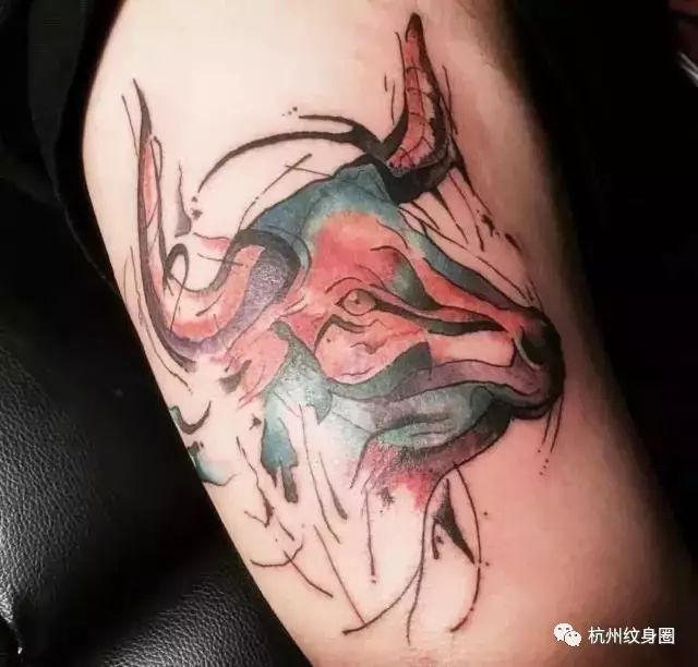 tattoo纹身素材金牛座taurus