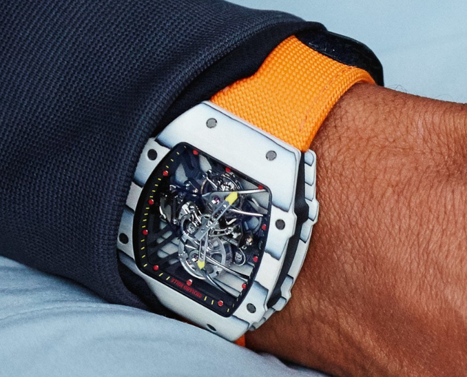 原标题：理查德米勒 RM27-02陀飞轮限量腕表 一款可以戴着大网球的腕表