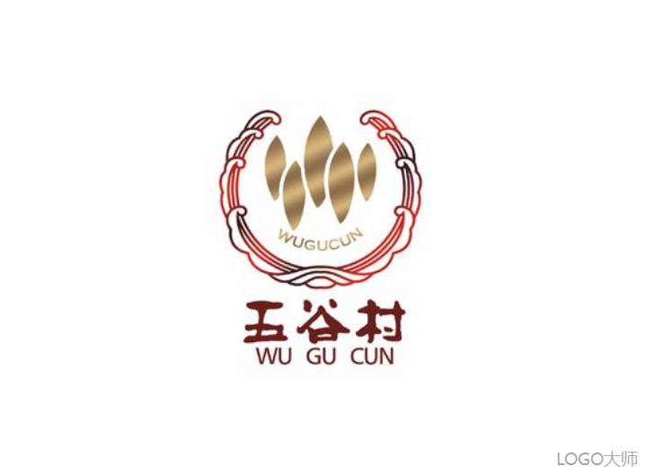 五谷杂粮元素logo设计合集