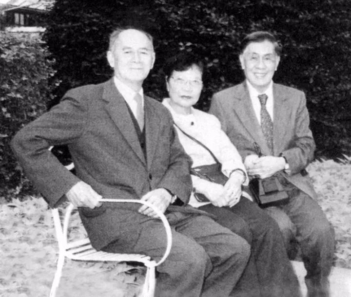 1984年徐迟访问美国,与马思聪,王慕理夫妇劫后重逢.