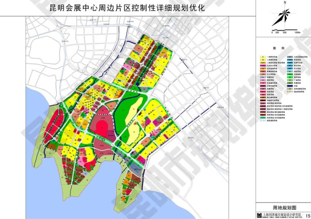 昆明会展中心周边片区控制性详细规划图极强的产业带动力促使会展中心