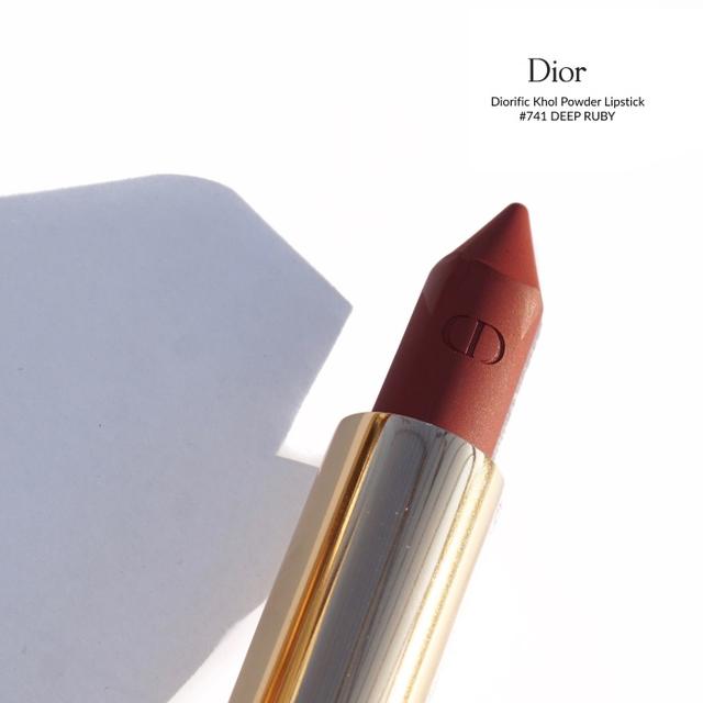 dior2017圣诞限量金管唇膏741这个颜色真好看