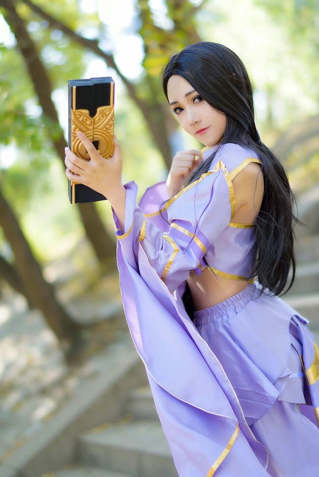 柔弱女子 露娜紫霞仙子 王者荣耀cosplay