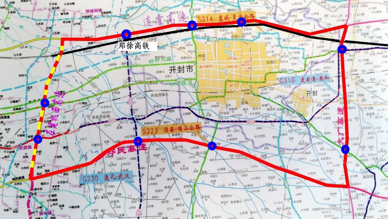 重磅开封绕城高速公路呼之欲出共设7个出入口