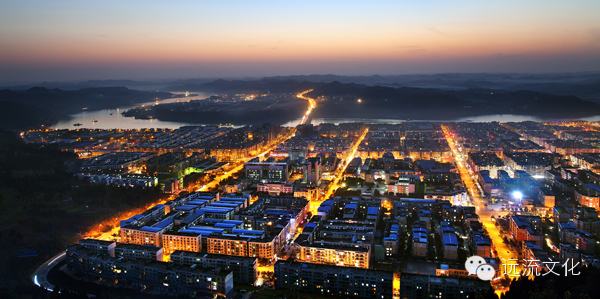 仪陇新城夜景