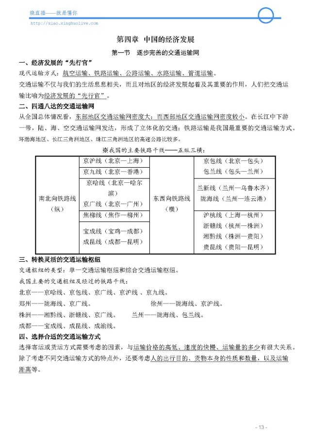 狙击地理会考初中地理八年级知识点汇总上册