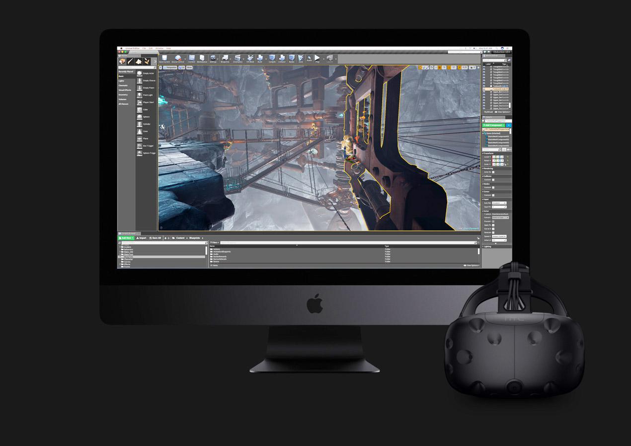 苹果公司发布VR开发理想电脑iMac Pro