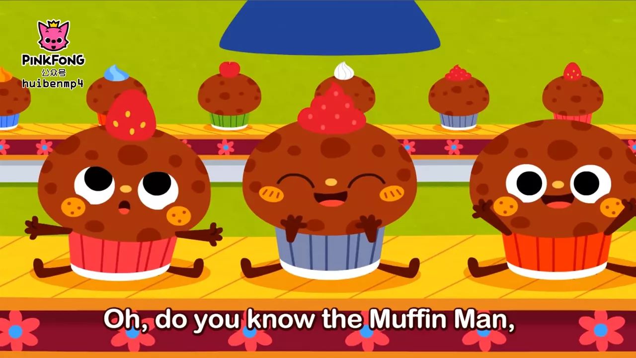 鹅妈妈《01 the muffin man》看动画儿歌学英文