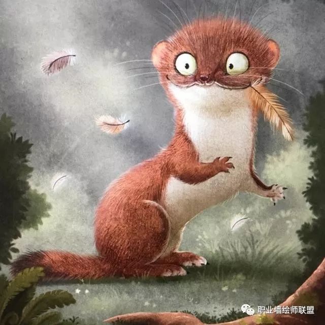 萌宠插画小动物大眼萌