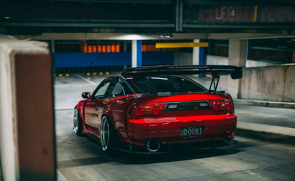 红色诱惑 邂逅经典nissan180sx