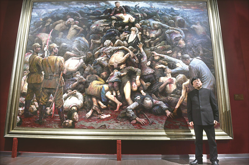 画家李自健:巨幅油画《南京大屠杀 缘于一个亲历者的委托