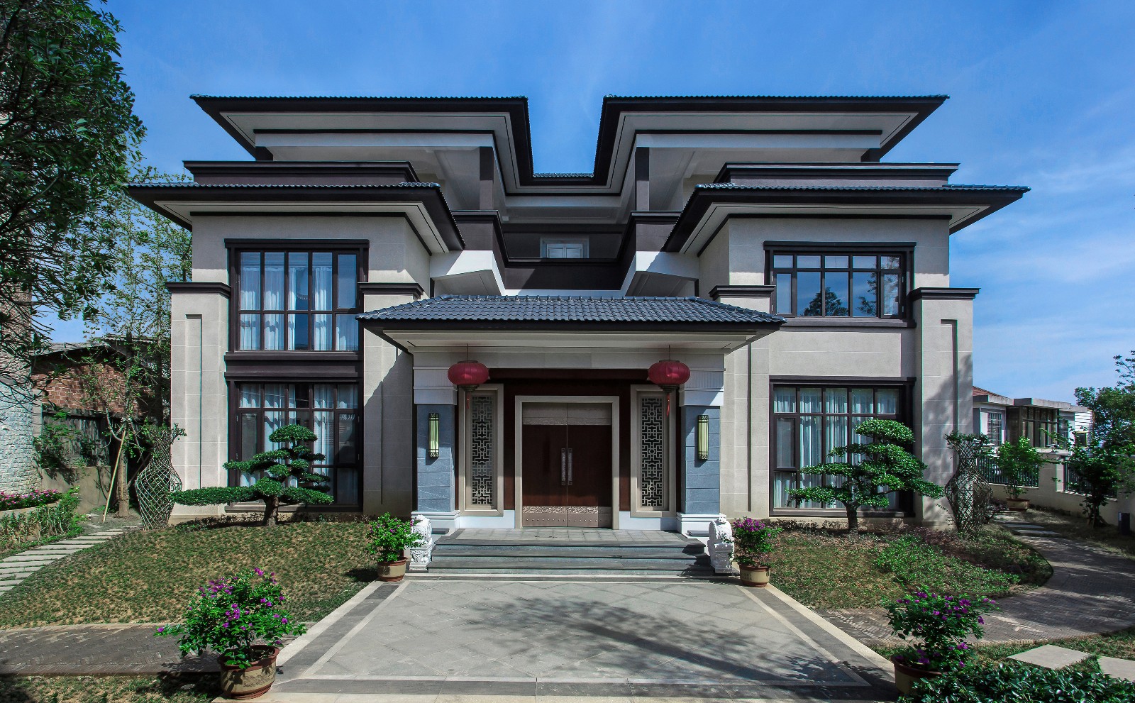 二层新中式别墅，现代化设计更加完美 - 轩鼎房屋图纸