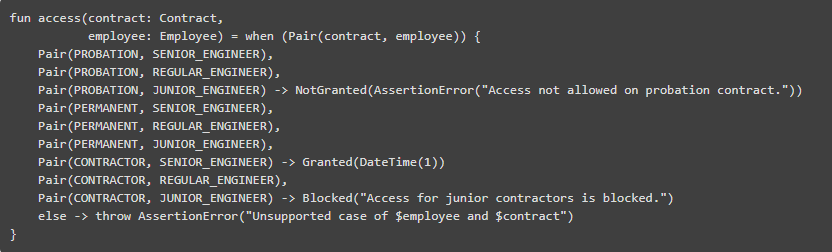 现在它看起来更整洁,但 kotlin 还有语法糖可以完全省略对 pair 的