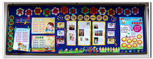 五一小学"幸福教室"之班级文化墙—— 二年级