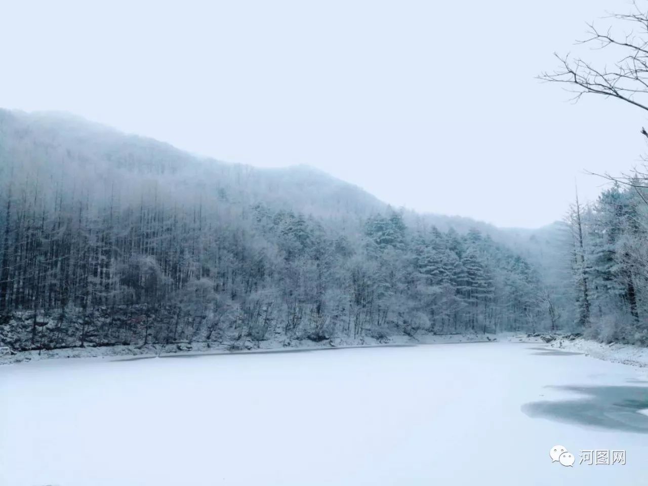 2017年冬,洛阳雪景美如画