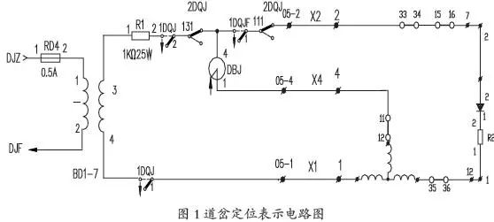 交流道岔表示电路原理及电路故障处理