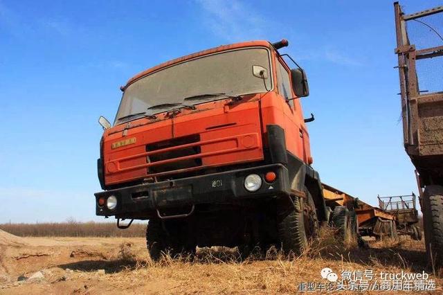 重拾记忆 北京郊区再见太脱拉tatra t815牵引车