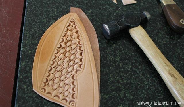 皮雕刀鞘diy手工制作教程