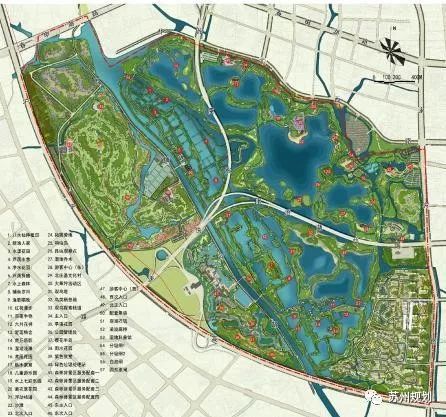 虎丘湿地公园规划公示,苏州将建国际一流的城市湿地