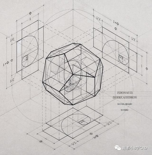 【黄金分割】如果"数学几何"可以被看见?这应该是最美