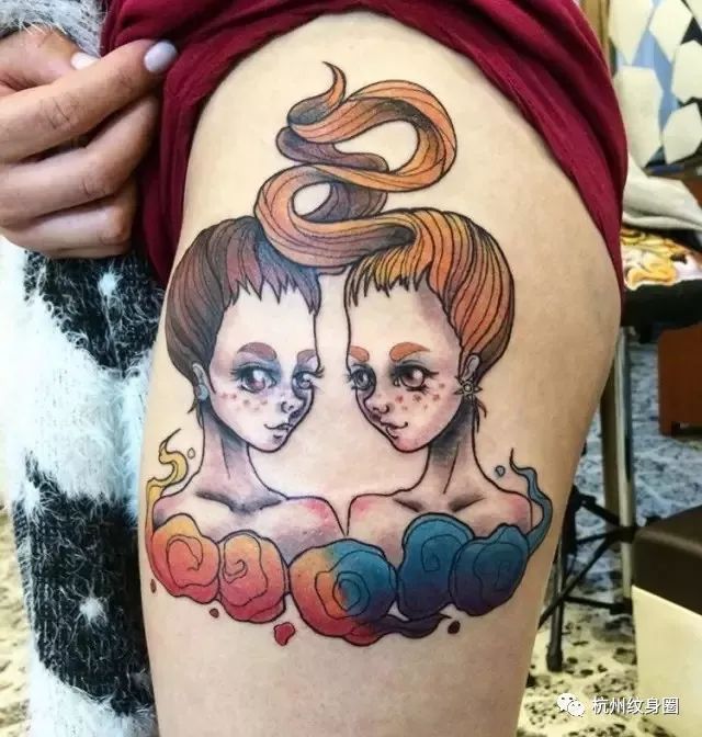 tattoo | 纹身素材: 双子座(gemini)