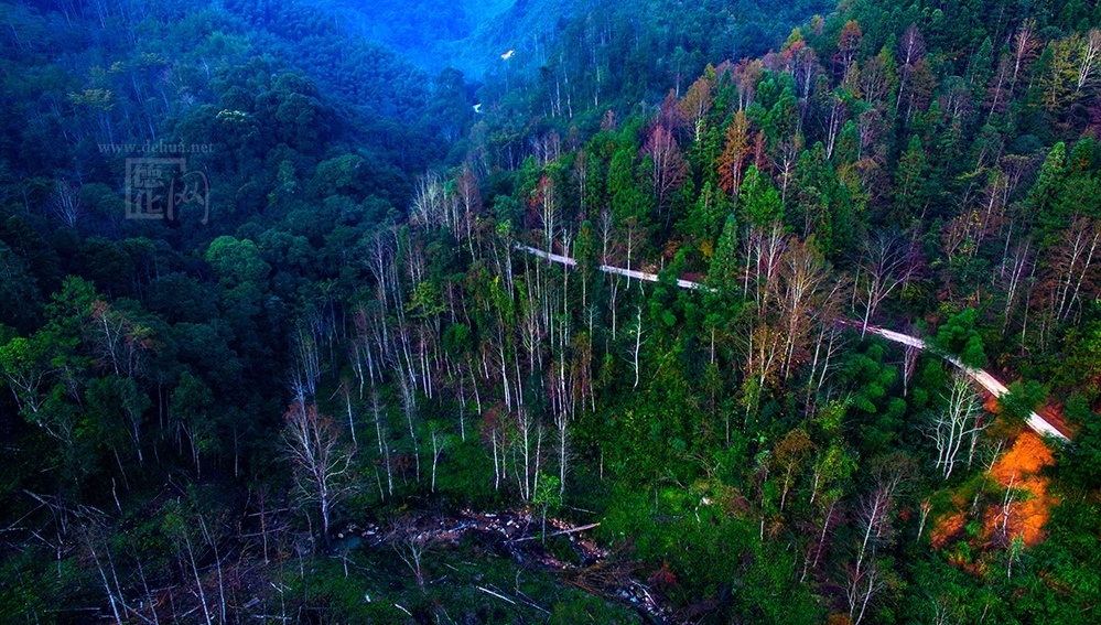 航拍德化牛母岐:漫山红遍,层林尽染!绝色美景惹人醉