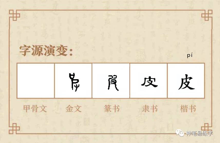 每日一字 | 【百家姓】皮:他是晚唐著名诗人,文学家,与陆龟蒙齐名,世