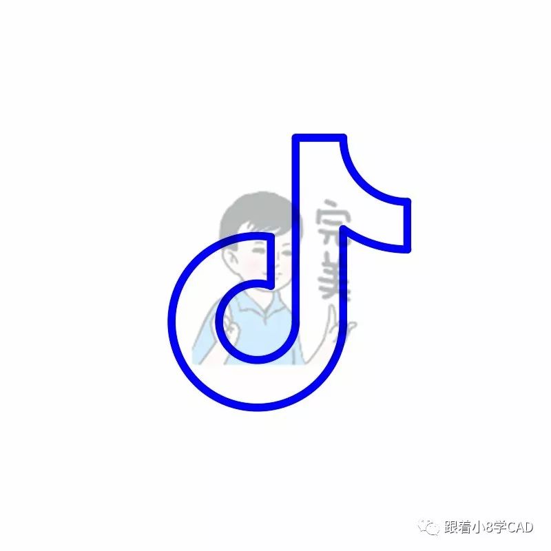 趣味练习抖音logo图标绘制无设计不生活