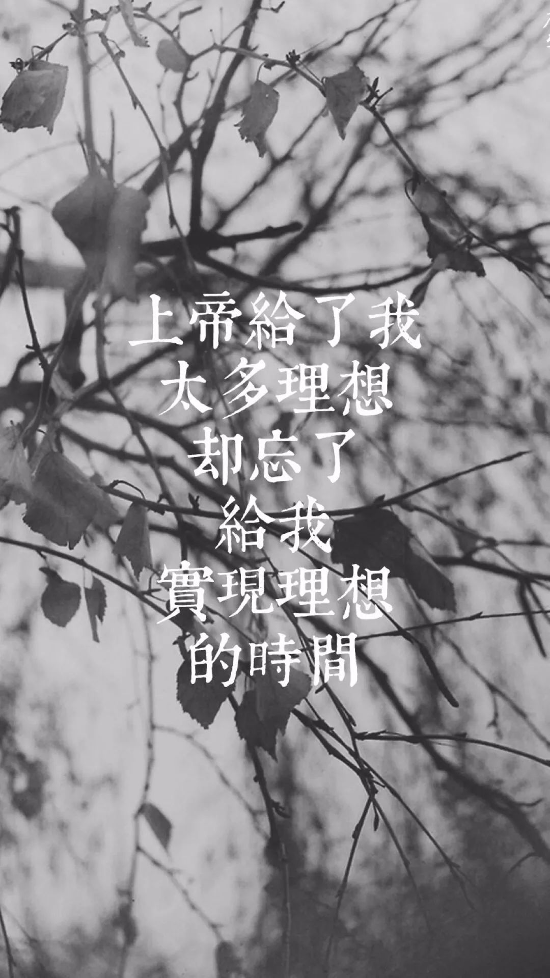 创意励志鸡汤文字手机壁纸