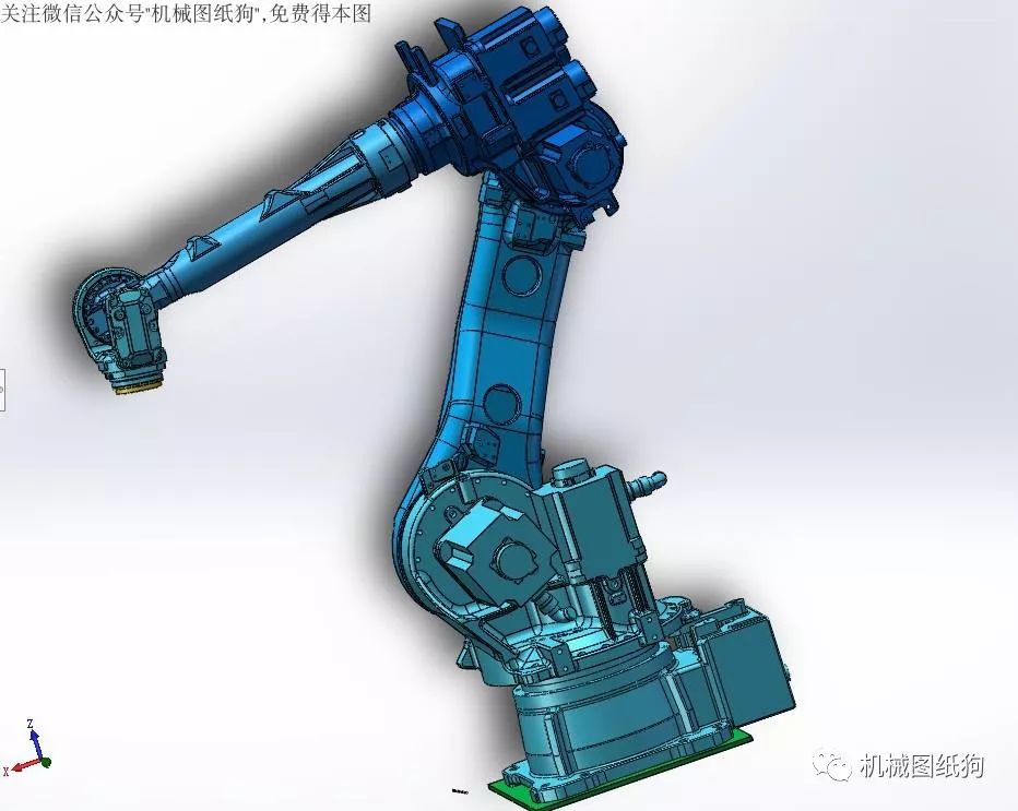 【机器人】mh50安川机器人模型3d图纸 solidworks设计