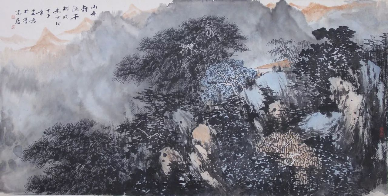 风景 作品尺寸:46cmx68cm 作品价格:6000元 作 者:艾君 作品名称:山水