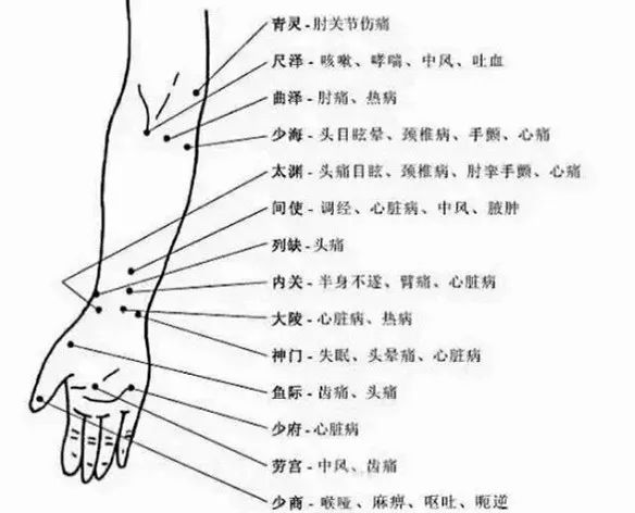 史上最全的人体穴位与功效图谱,不收藏就亏了