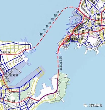 官宣:青岛市第二条海底隧道正式亮相