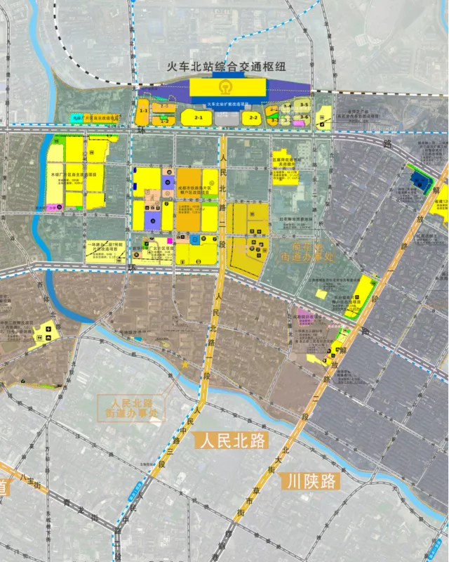 按照成都市城市发展进程规划,人北商业商务聚集区将打造现代商贸