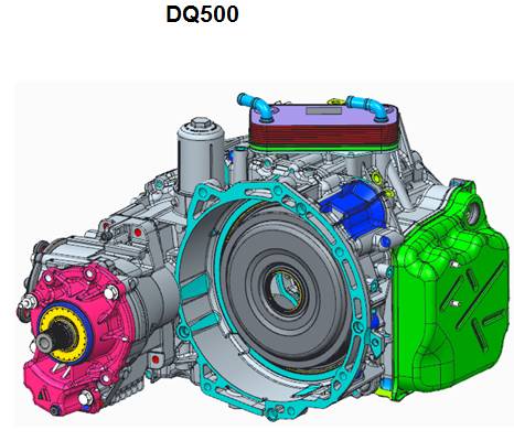 奥迪rs3搭载大众dq500双离合自动变速器荣获世界十佳变速器称号