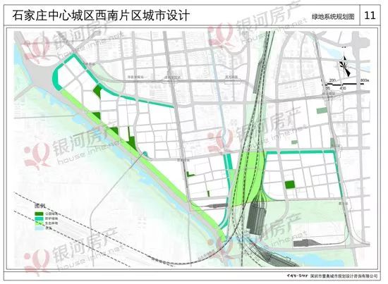 城建曝石家庄西南片区整体规划曝光设3条地铁线