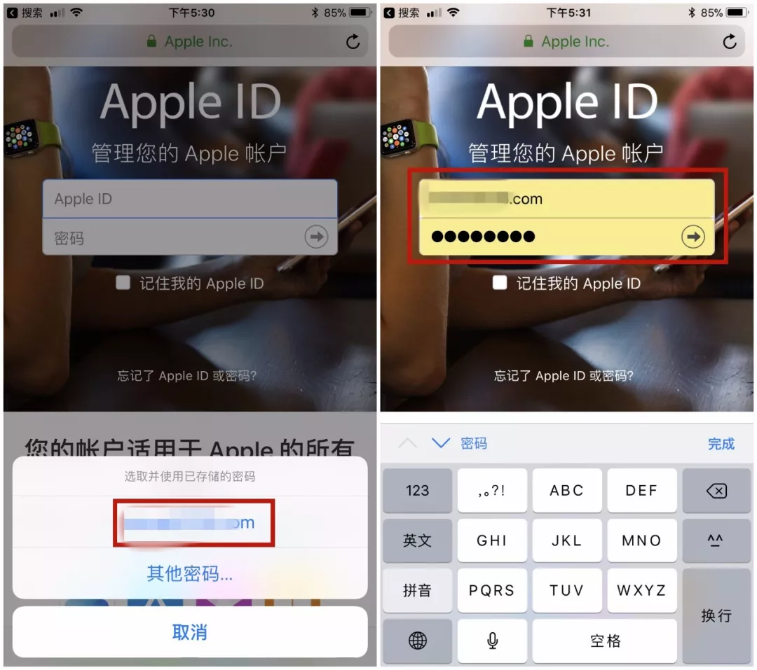 苹果手机的id账号密码忘记了怎么办